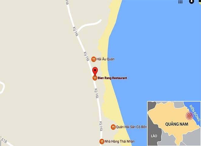 dầu vón cục dạt bờ biển Quảng Nam ảnh 3 dau von cuc dat bo bien Quang Nam anh 3