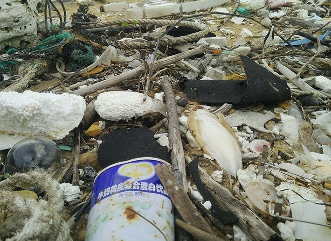 Dau von cuc, chai lo chu Trung Quoc dat suot 7 km bo bien hinh anh