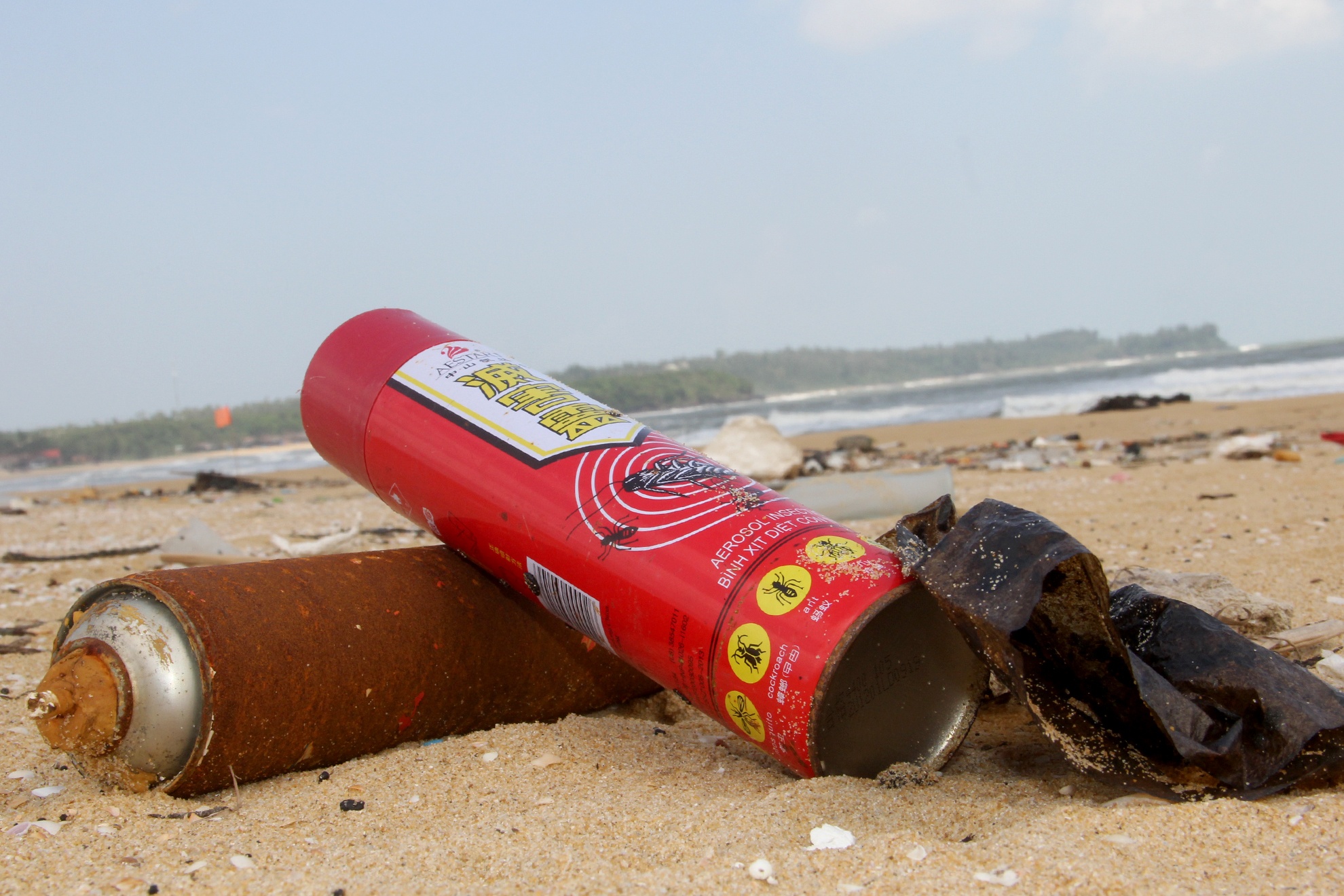 rac thai chu Trung Quoc dat bo bien Quang Nam anh 11