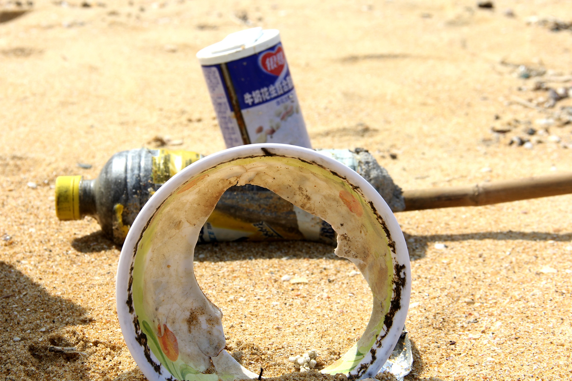 rac thai chu Trung Quoc dat bo bien Quang Nam anh 4