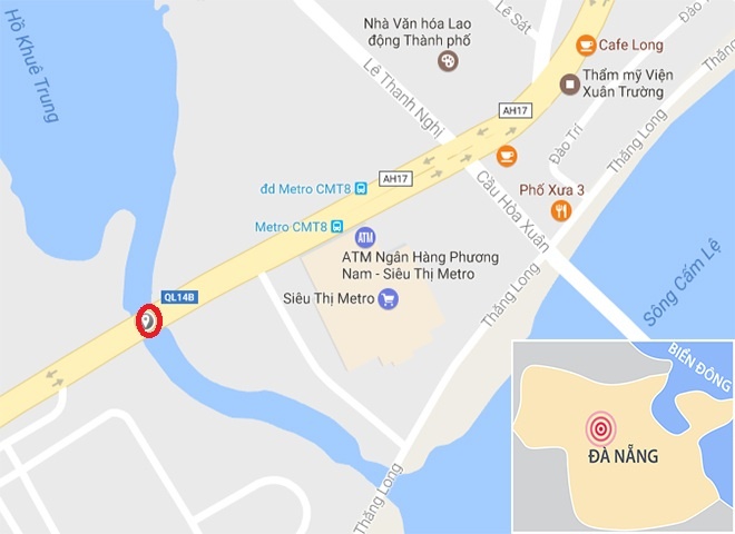 Oto tai huc vang xe buyt xuong kenh anh 2