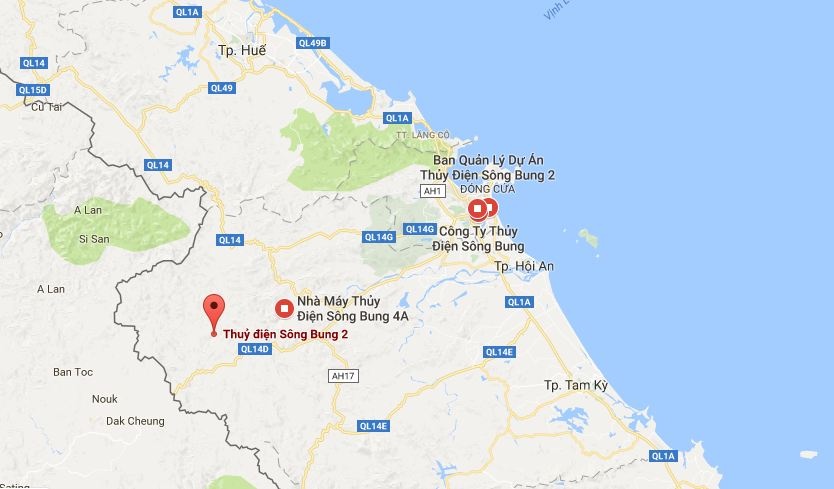 Nguoi dan ong duoi nuoc duoi ho thuy dien Song Bung 2 anh 2