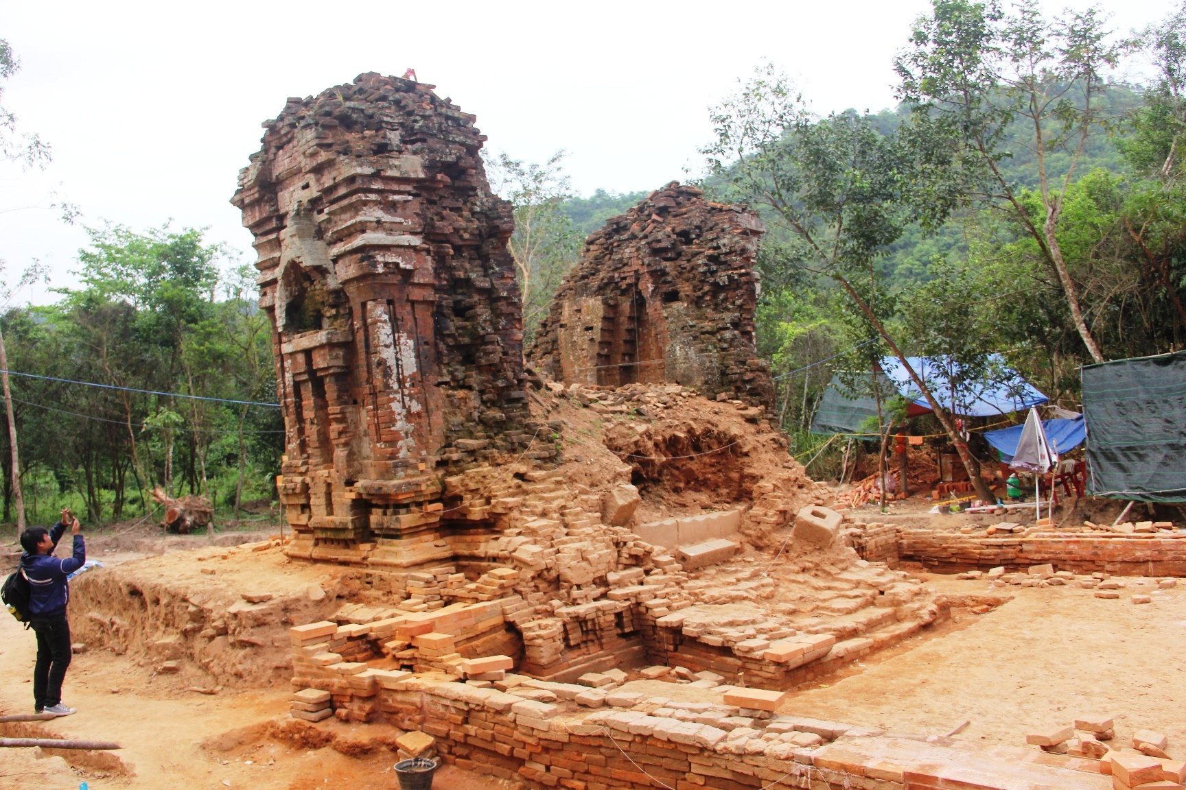 Con duong Champa co chim sau trong long dat o My Son anh 2