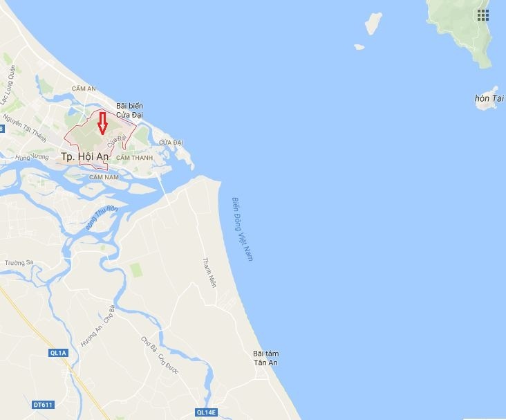 Du khach My tu tu o Hoi An anh 1