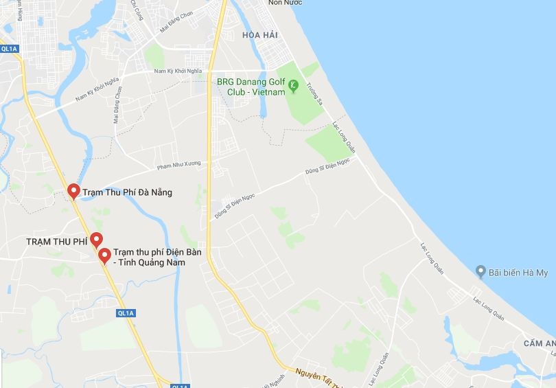 Mien thu phi qua BOT Dien Ban anh 2