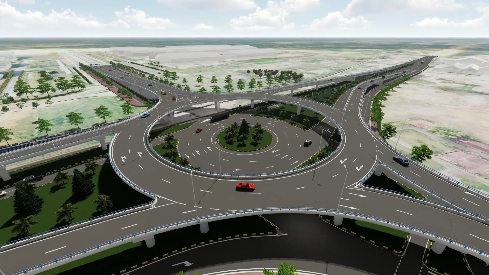 600 ty dong xay cau vuot 2 tang noi cao toc Da Nang - Quang Ngai hinh anh