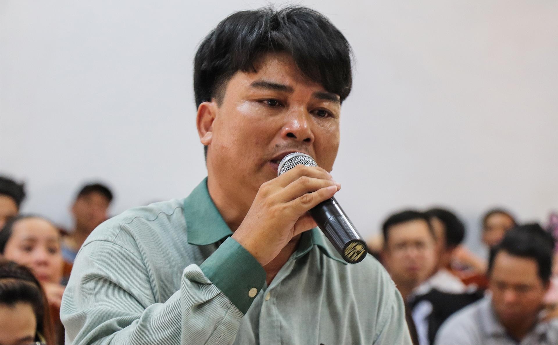 Bi thu, Chu tich Quang Nam doi thoai cung nguoi mua dat Bach Dat An hinh anh