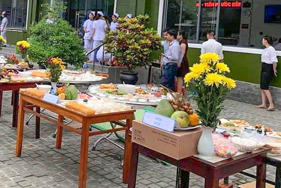 Benh vien lam 12 mam cung giua mua dich hinh anh