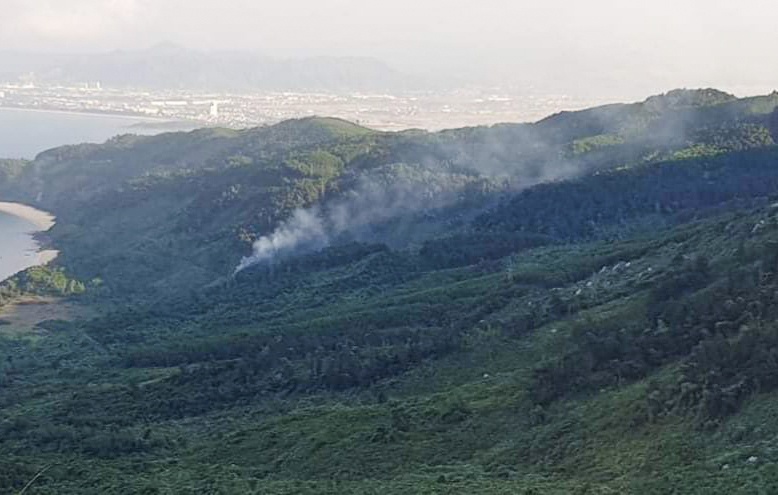 chay rung tai khu vuc truy tim Trieu Quan Su anh 1