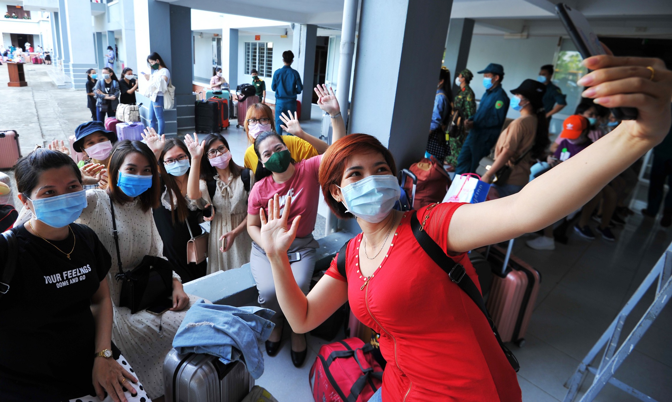 227 ba bau ve tu Dai Loan hoan thanh cach ly hinh anh