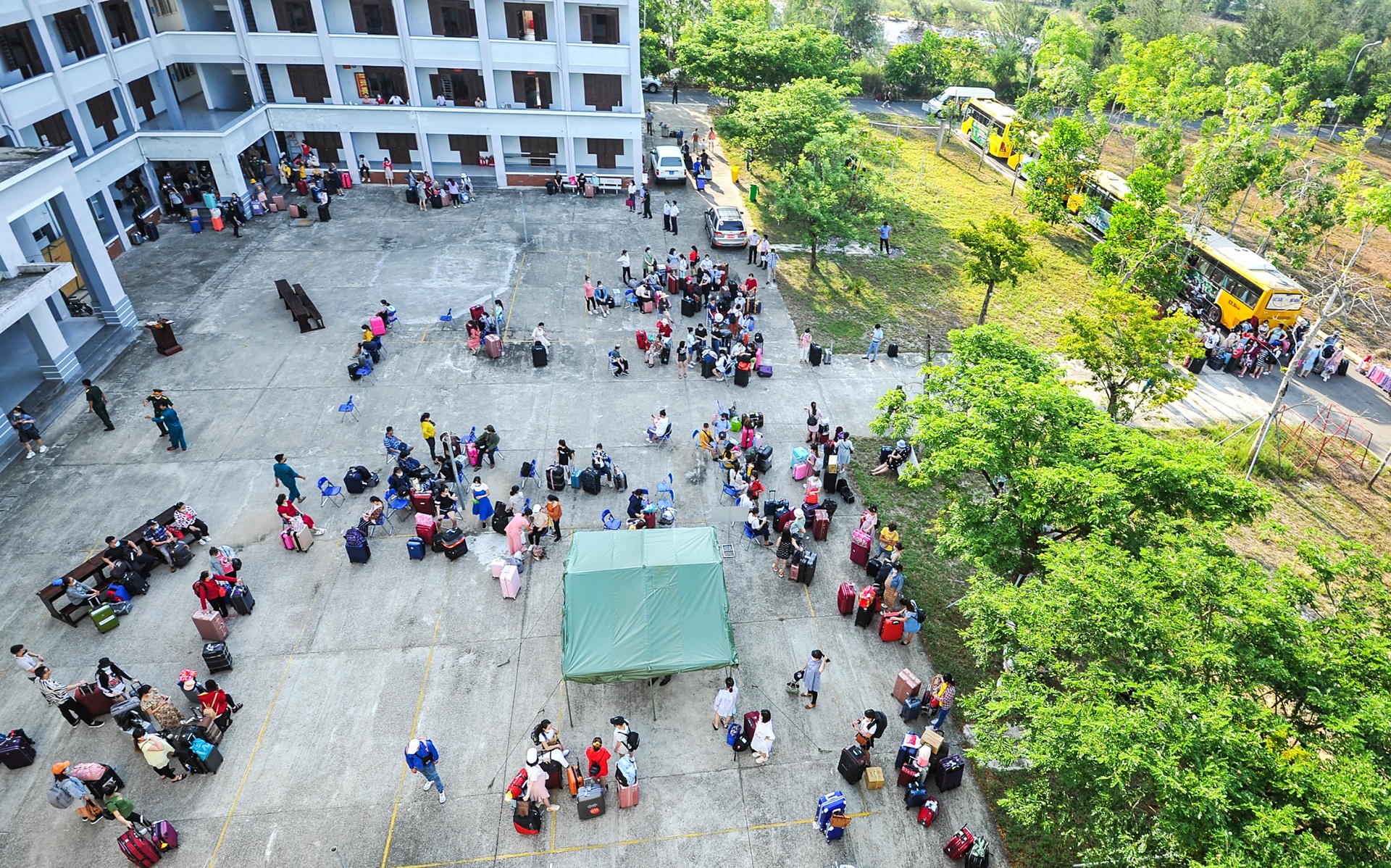 227 ba bau hoan thanh cach ly tap trung anh 1