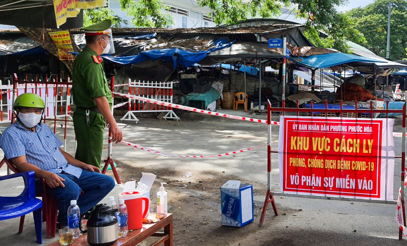 TP Tam Ky phong toa khu pho noi co benh nhan mac Covid-19 hinh anh