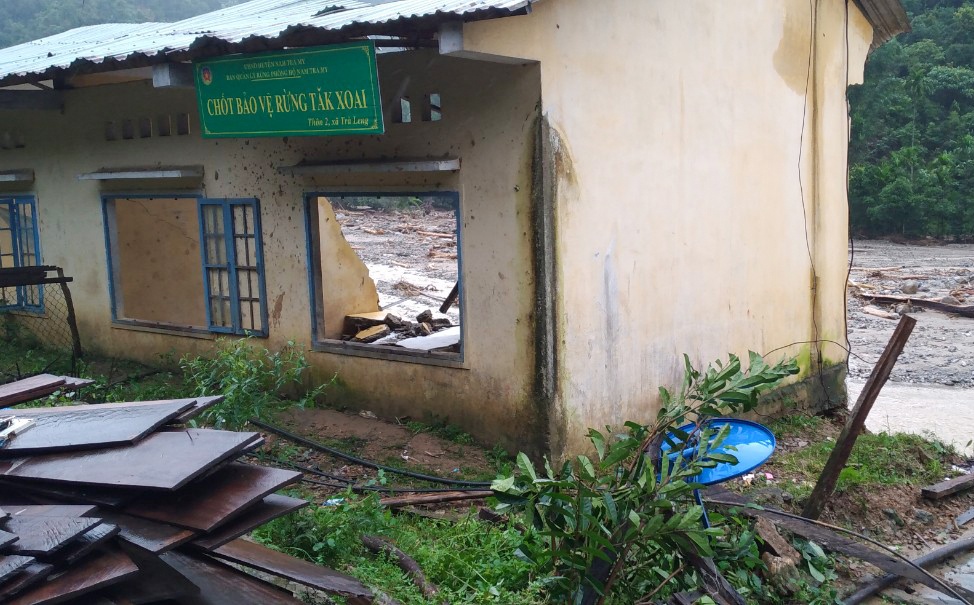 14 ngoi nha o Tra Leng bi lu cuon troi hinh anh