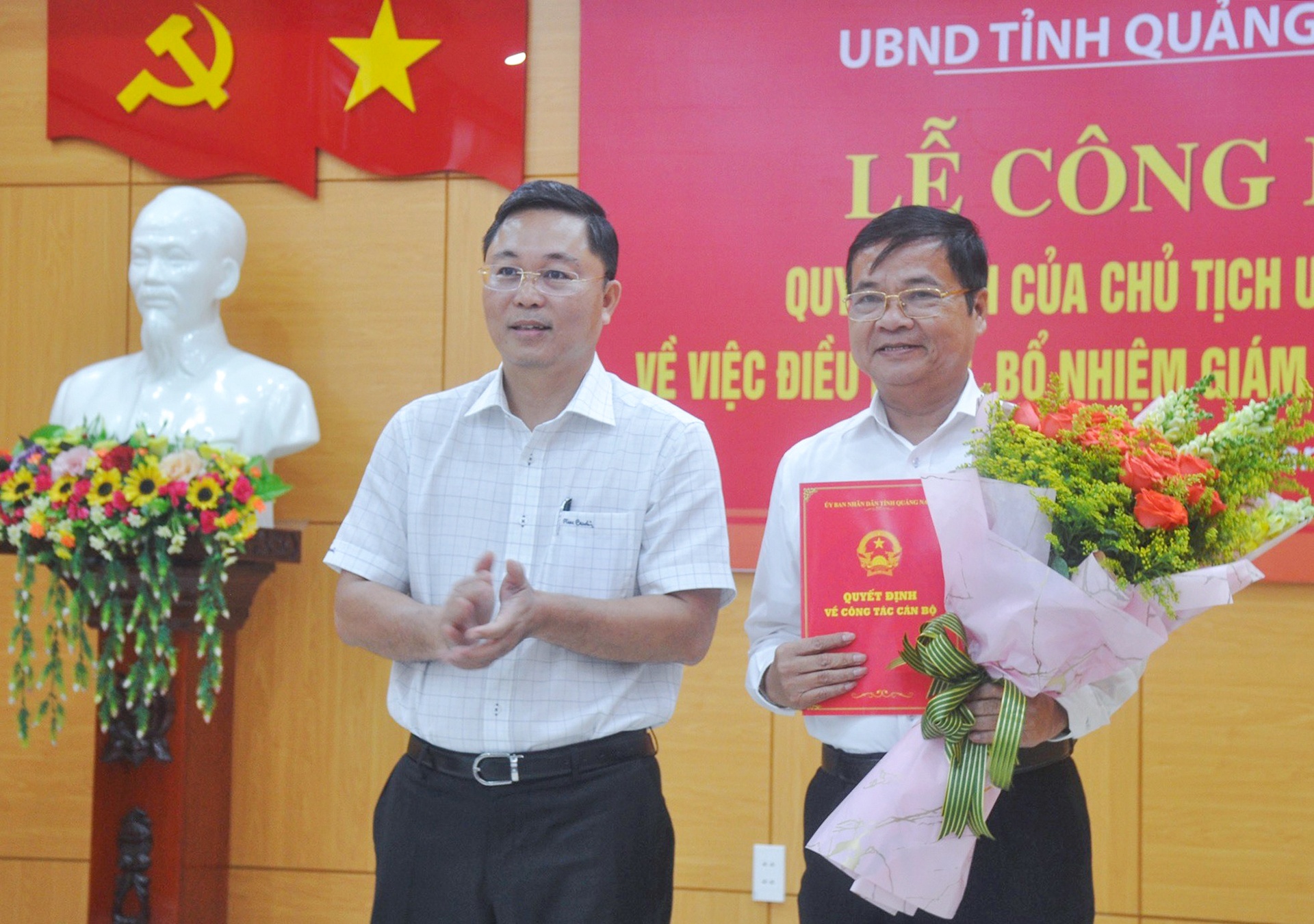 Quang Nam bo nhiem 3 giam doc so anh 1