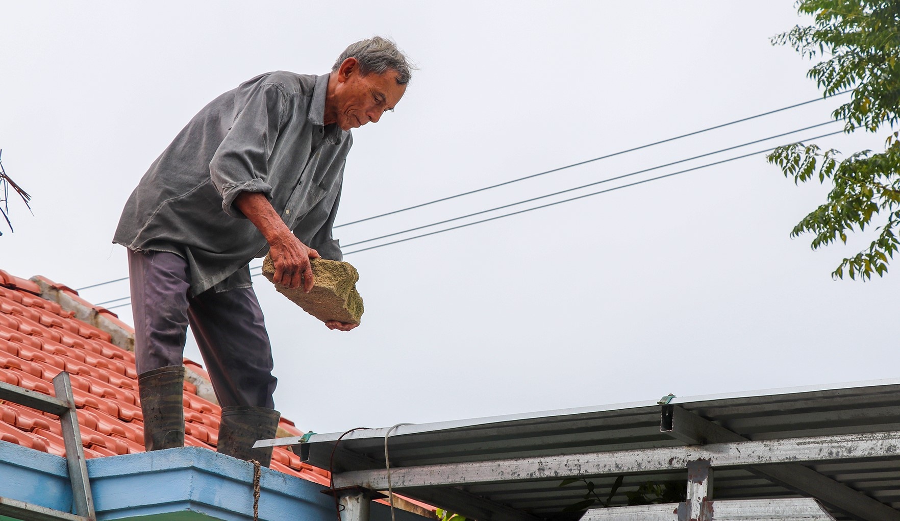 Quang Nam dung hoi hop, Thua Thien - Hue so tan nguoi gia truoc bao hinh anh
