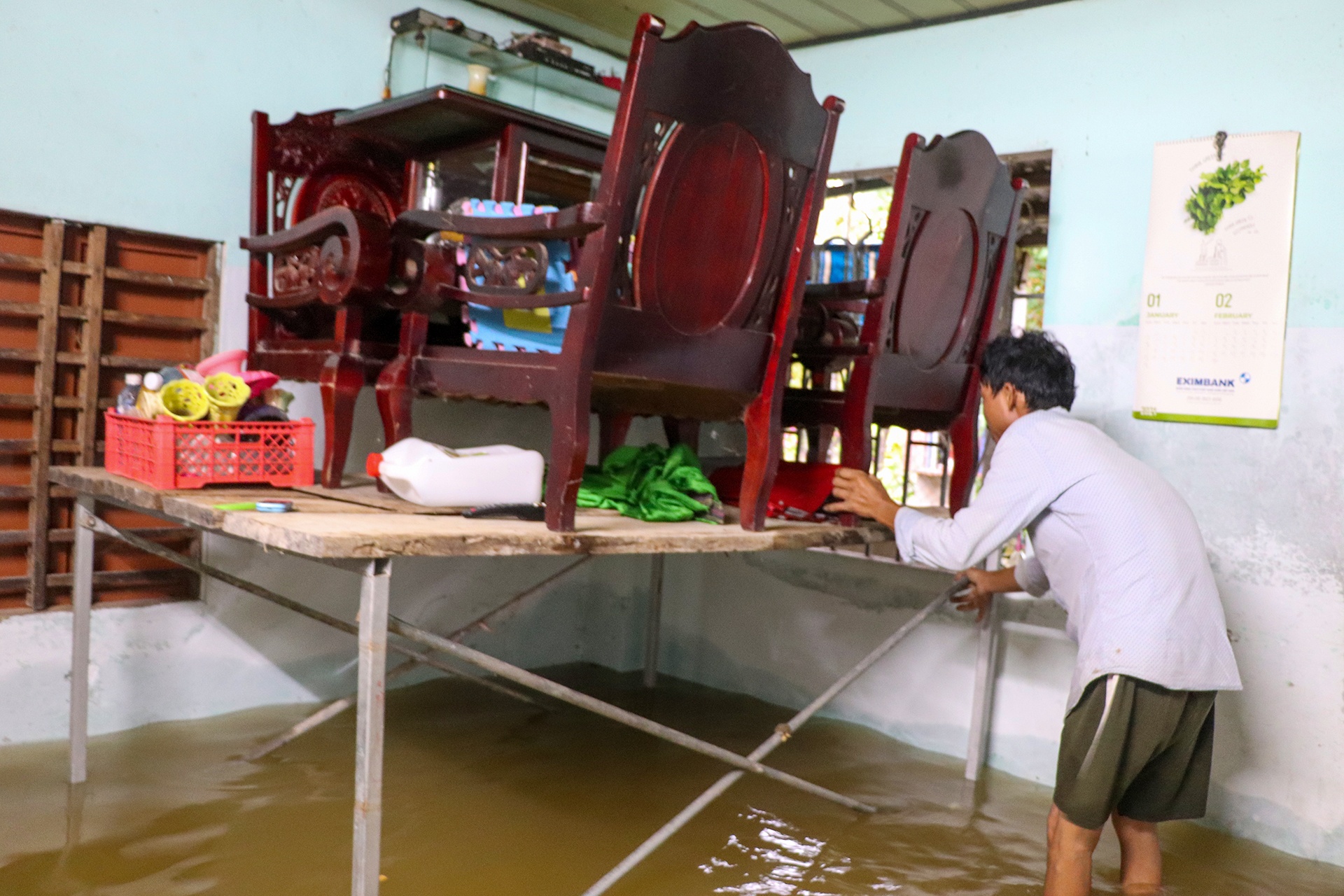 Khu dan cu tai Tam Ky ngap sau do mua lon anh 3