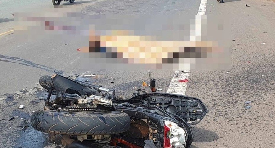 Va cham voi xe phe lieu, chu tich xa tu vong hinh anh