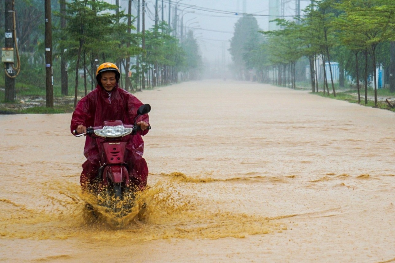 Nhieu noi o Da Nang ngap gan nua met hinh anh