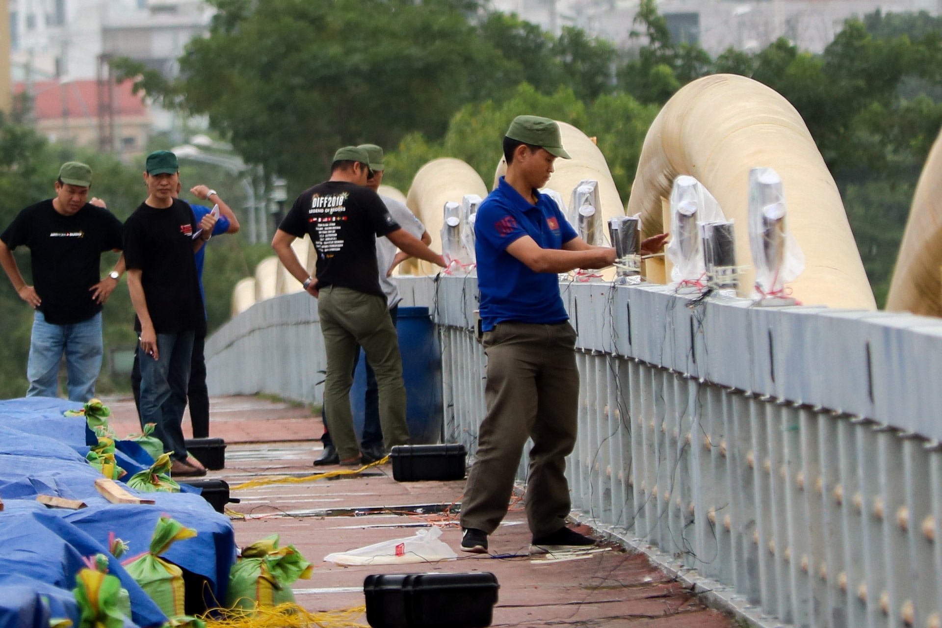 Da Nang: Cong tac chuan bi ban phao hoa dang duoc hoan tat anh 6