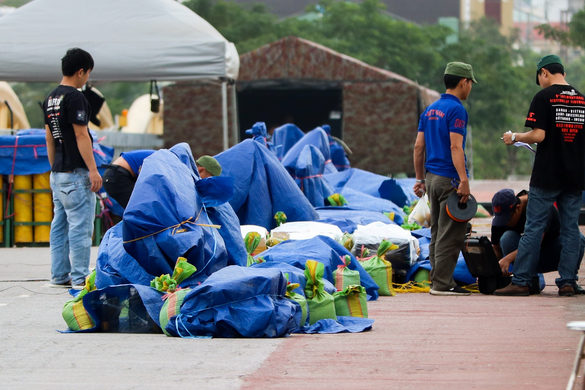 Da Nang: Cong tac chuan bi ban phao hoa dang duoc hoan tat anh 5