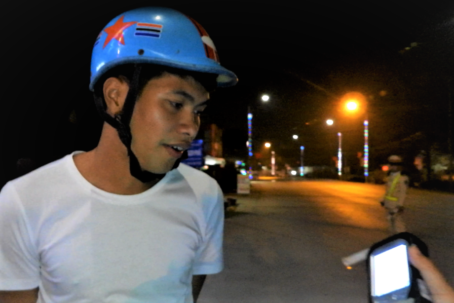 Canh sat co dong vi pham nong do con hinh anh