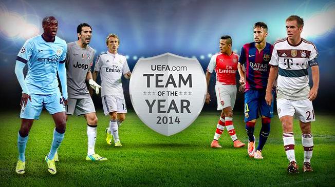 Real Madrid thong tri de cu doi hinh tieu bieu UEFA 2014 hinh anh