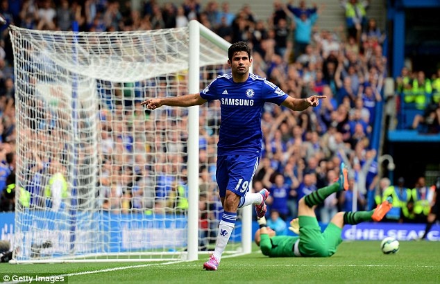 Tiền đạo - Diego Costa (Chelsea): Có thể nói, Costa chính là sự khác biệt lớn nhất của Chelsea mùa này. Sự xuất hiện của tiền đạo 25 tuổi này đã giúp Mourinho giải được bài toán hàng công, khi Costa ghi được 19 bàn chỉ sau 24 trận ra sân. 