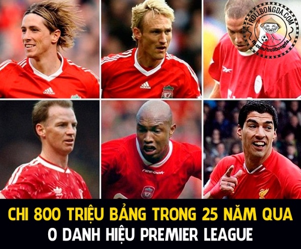 Chính sách chuyển nhượng sai lầm có lẽ là một trong những nguyên nhân chính khiến Liverpool không vô địch quốc gia suốt 25 năm qua.