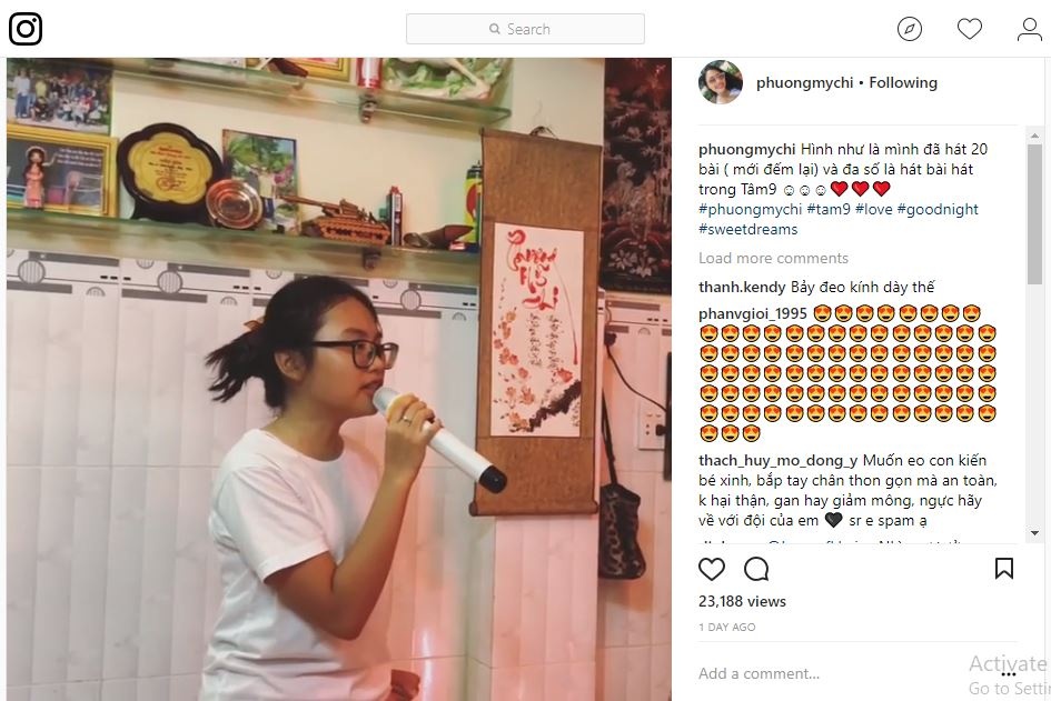 Phuong My Chi cover hit My Tam anh 1