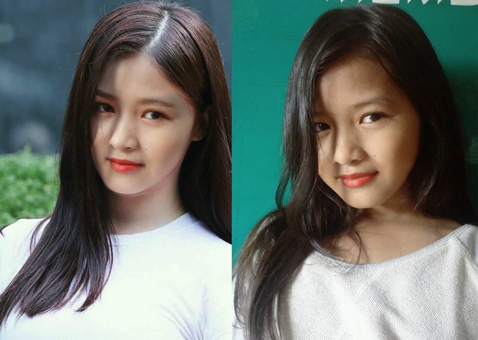 Nhan sac thanh vien nhom Ponytail Girl duoc so voi Nancy (Momoland) hinh anh