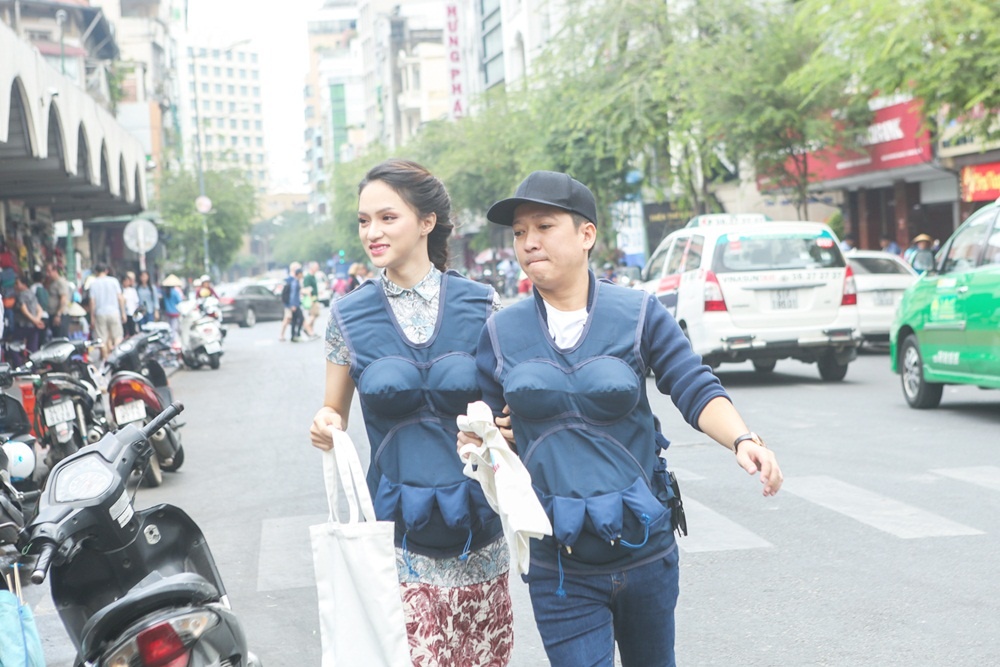 Hương Giang Idol và Trường Giang trổ tài nấu ăn ảnh 1 Huong Giang Idol va Truong Giang tro tai nau an anh 1