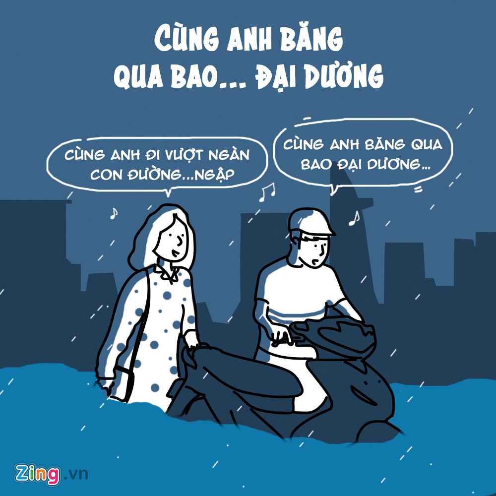 Noi kho nguoi dan Sai Gon khi troi mua ve anh 1