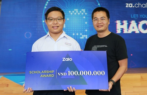 Zalo trao hoc bong 100 trieu dong cho 'than dong cong nghe' Kim Hao hinh anh