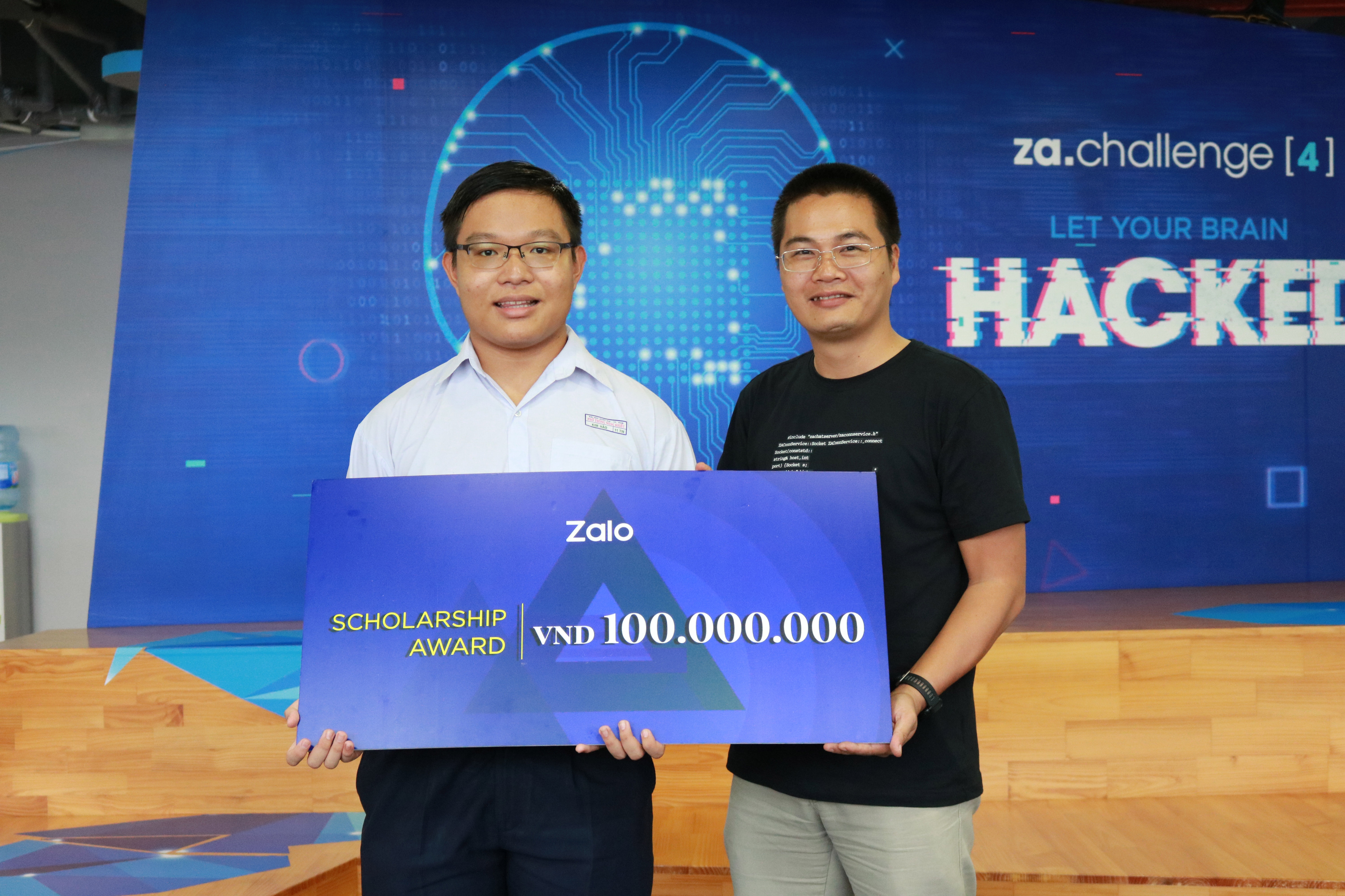 Zalo trao hoc bong cho Nguyen Duong Kim Hao anh 1