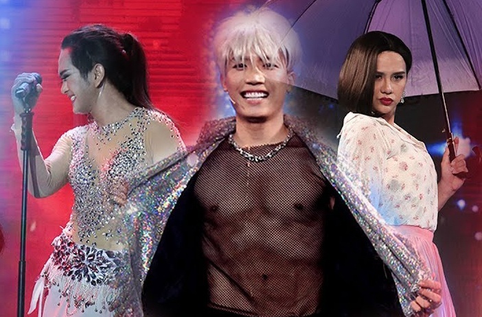 Gia lam sao Kpop, chang trai thang Guong mat than quen hinh anh