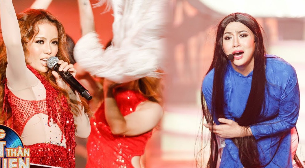 Top 4 'Guong mat than quen' lo dien, nguoi dep Ha Thu ra ve tay trang hinh anh