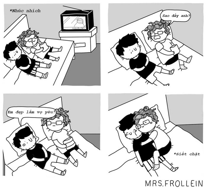 Bo tranh cuoc song met moi cua vo chong moi cuoi anh 9