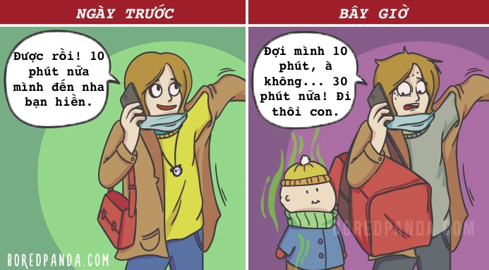 Me va nhung noi kho khi co con anh 10