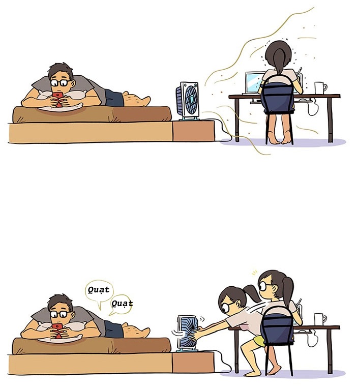 nỗi khổ khi yêu phải chồng lười ảnh 10 noi kho khi yeu phai chong luoi anh 10