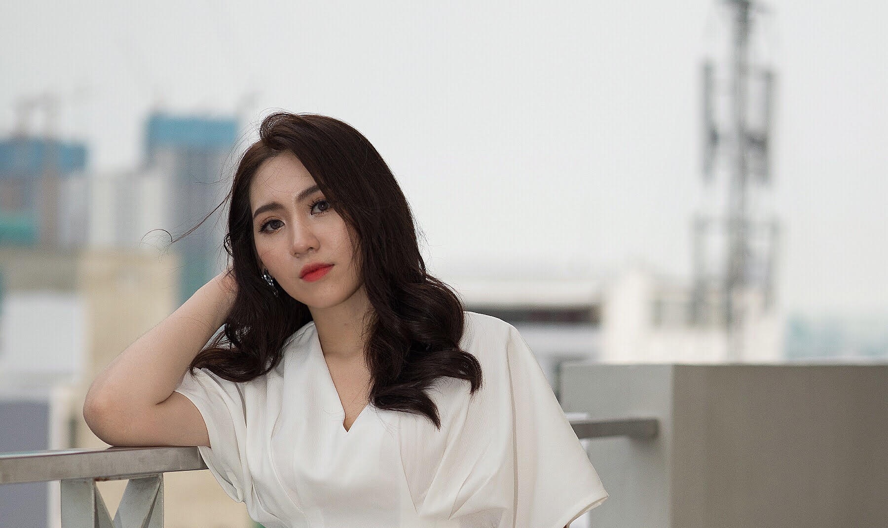 Top 15 thi sinh mien nam thi Hoa khoi sinh vien anh 1