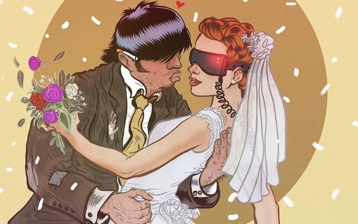 Bo tranh con nguoi chay theo gia tri ao, danh mat chinh minh hinh anh