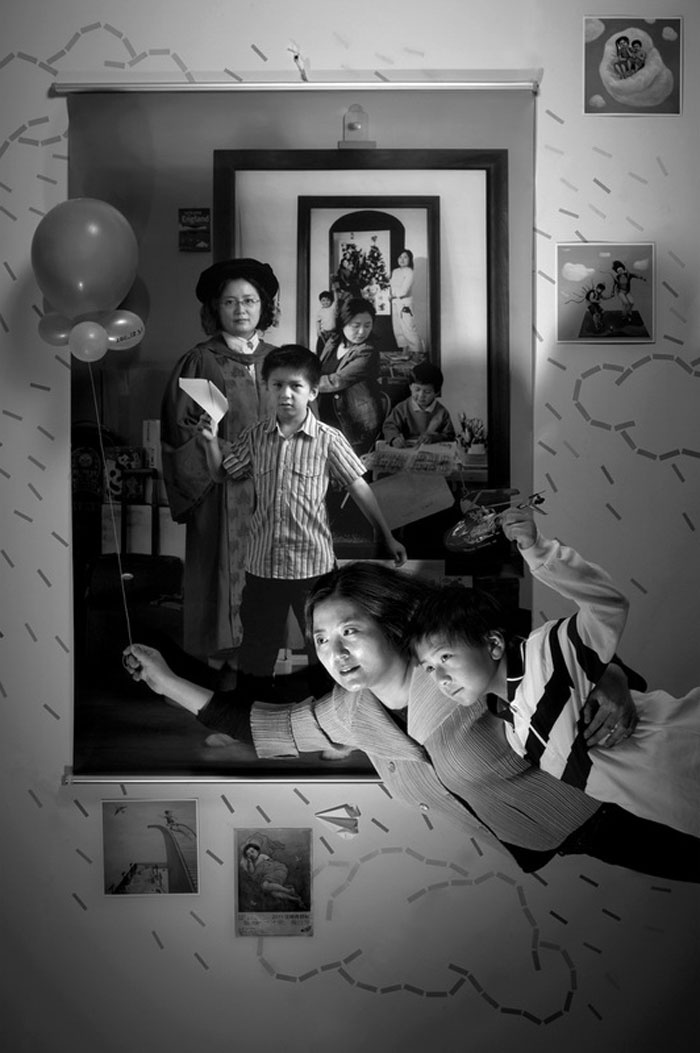 Nguoi me 17 nam chup anh cung con trai anh 7