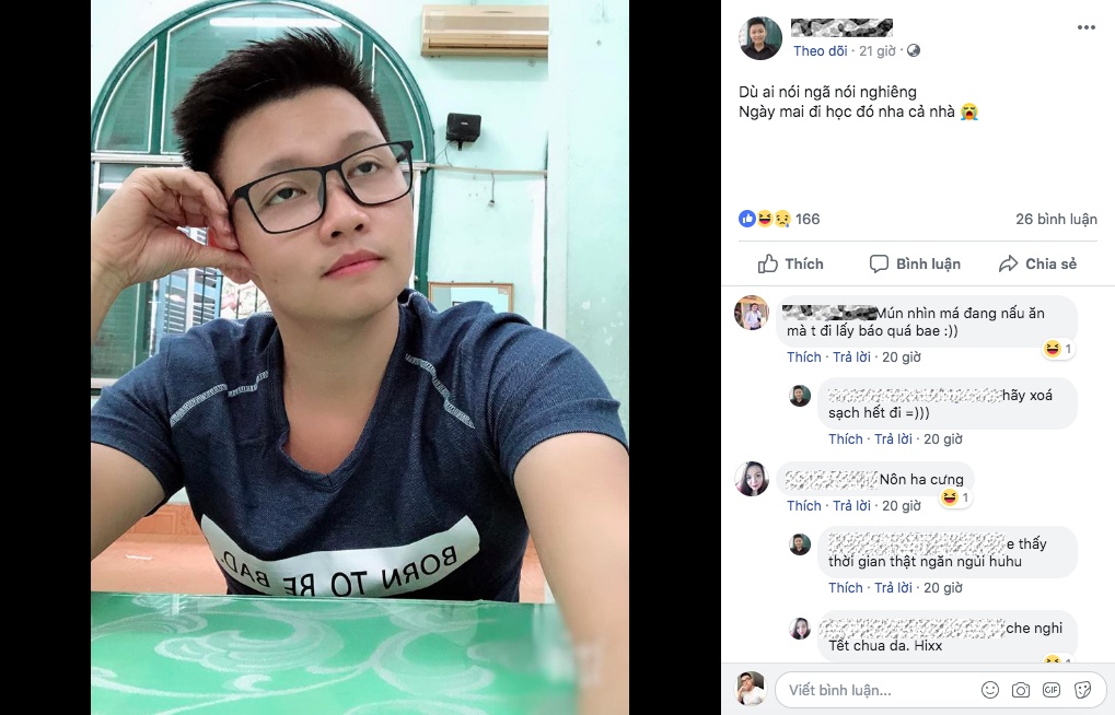 Anh dan mang than khoc vi ngay di hoc som anh 7