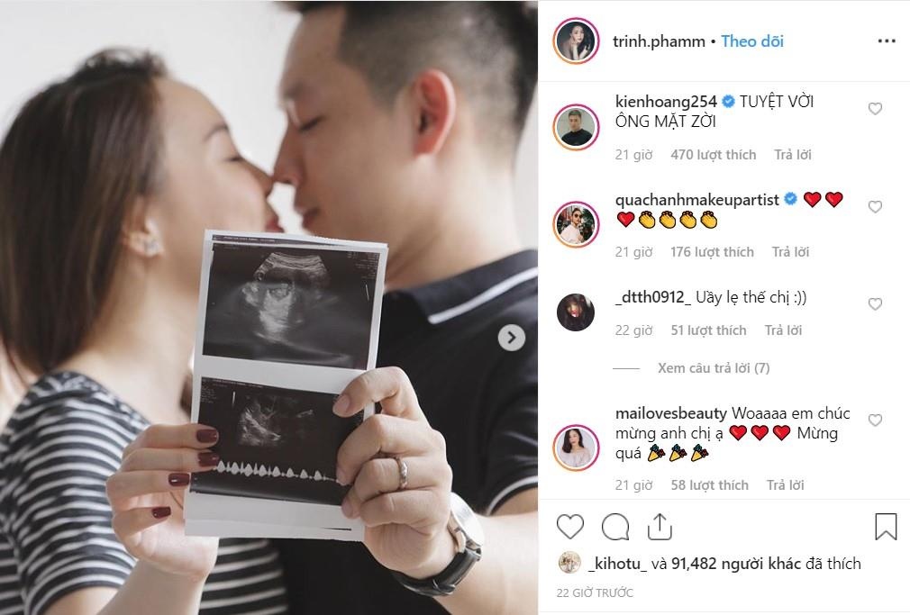 beauty blogger Trinh Phạm khoe sắp làm mẹ ảnh 3 beauty blogger Trinh Pham khoe sap lam me anh 3