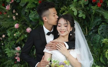 Co vo nho tha icon, like dao, vo tinh cho so dien thoai o dam cuoi hinh anh