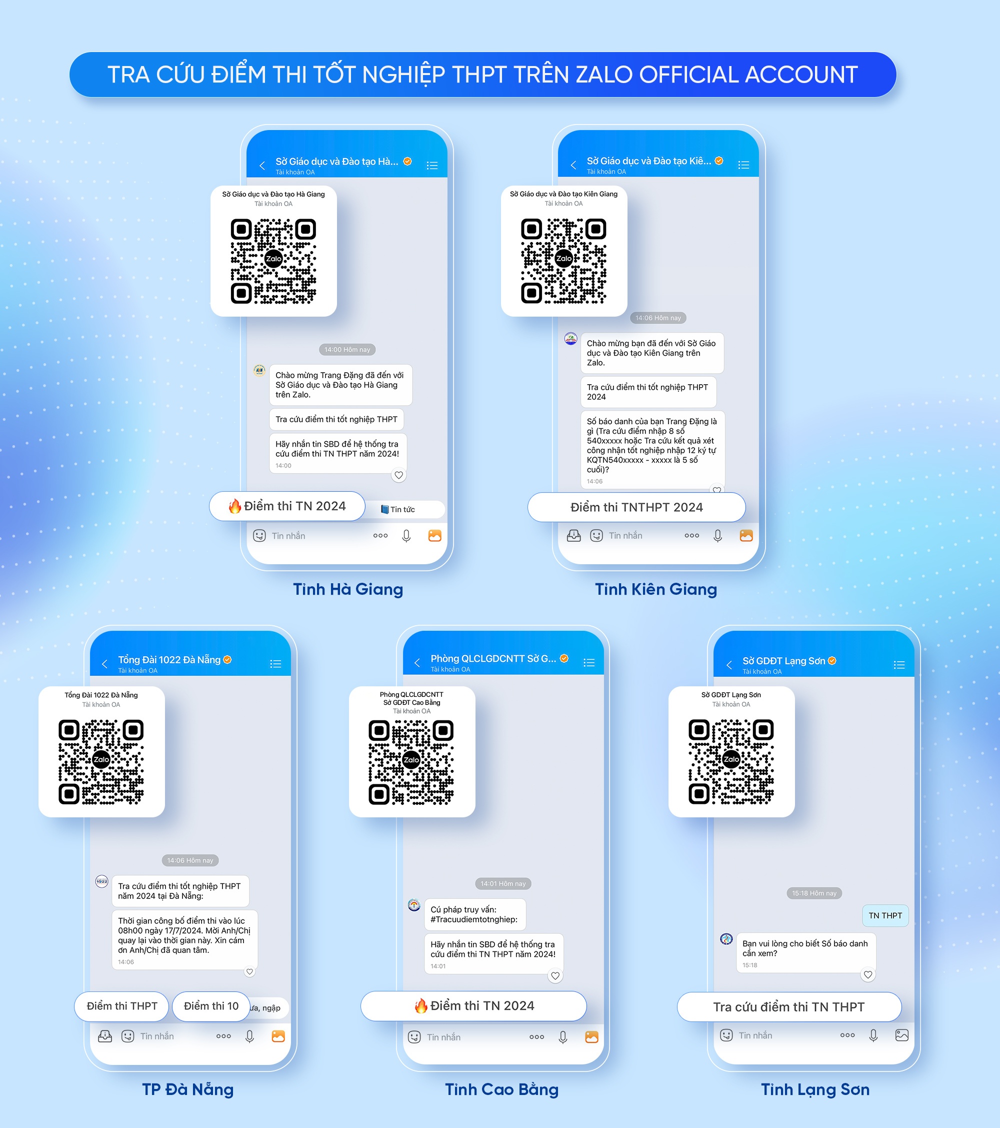 Tra cuu diem thi,  tot nghiep THPT,  Zalo,  Zalo Mini App,  tuyen sinh 2024 anh 2