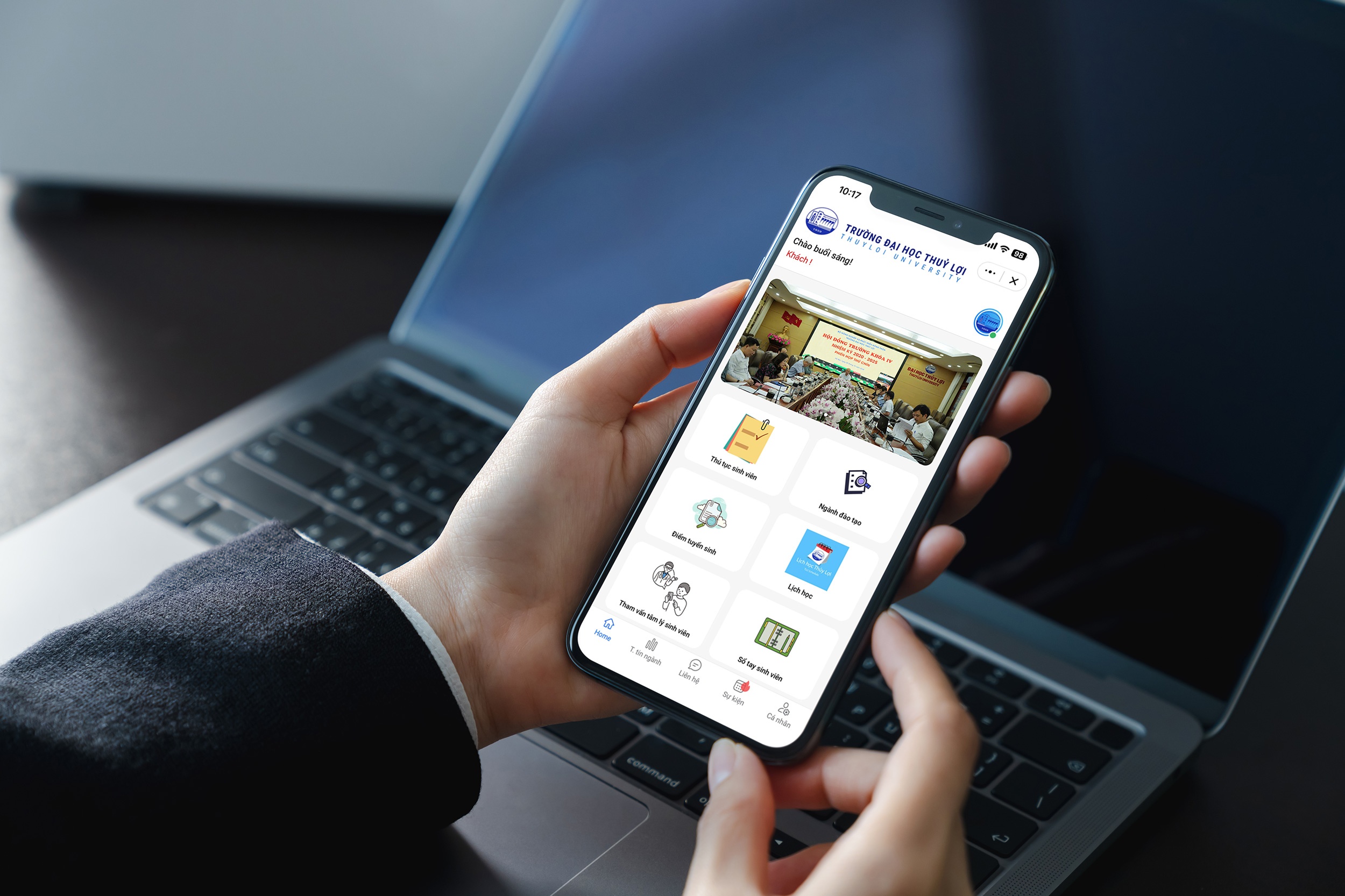 Lan song so hoa tai Dai hoc Thuy loi hinh anh