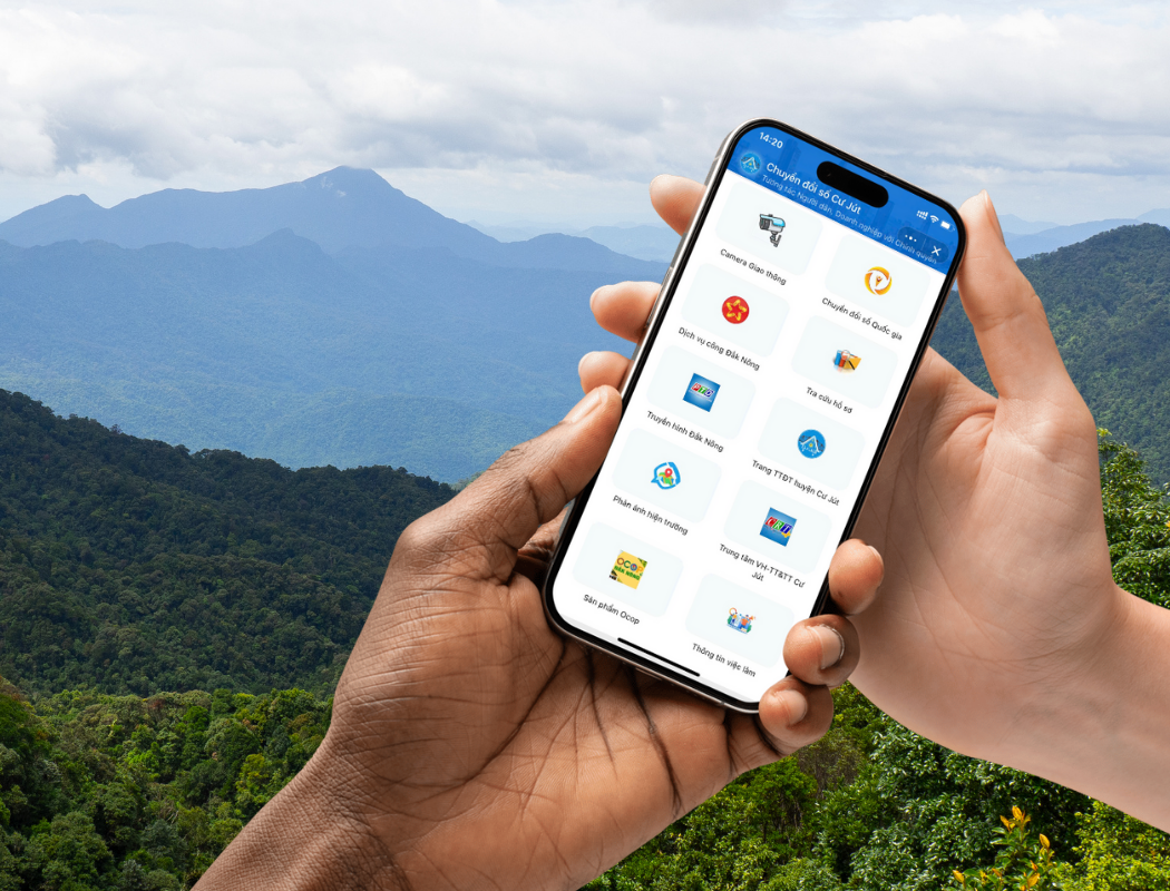 Cong nghe mang thong tin toi ba con vung bien hinh anh