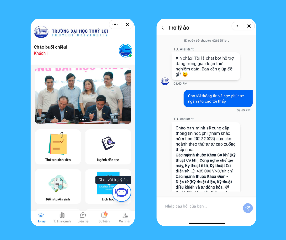 Zalo,  MiniApp,  Chatbot,  CDS anh 1