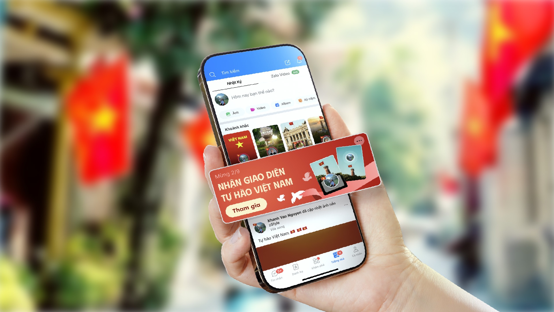 Cong dong nguoi dung Zalo hoa cung chien dich 'Tu hao Viet Nam' hinh anh